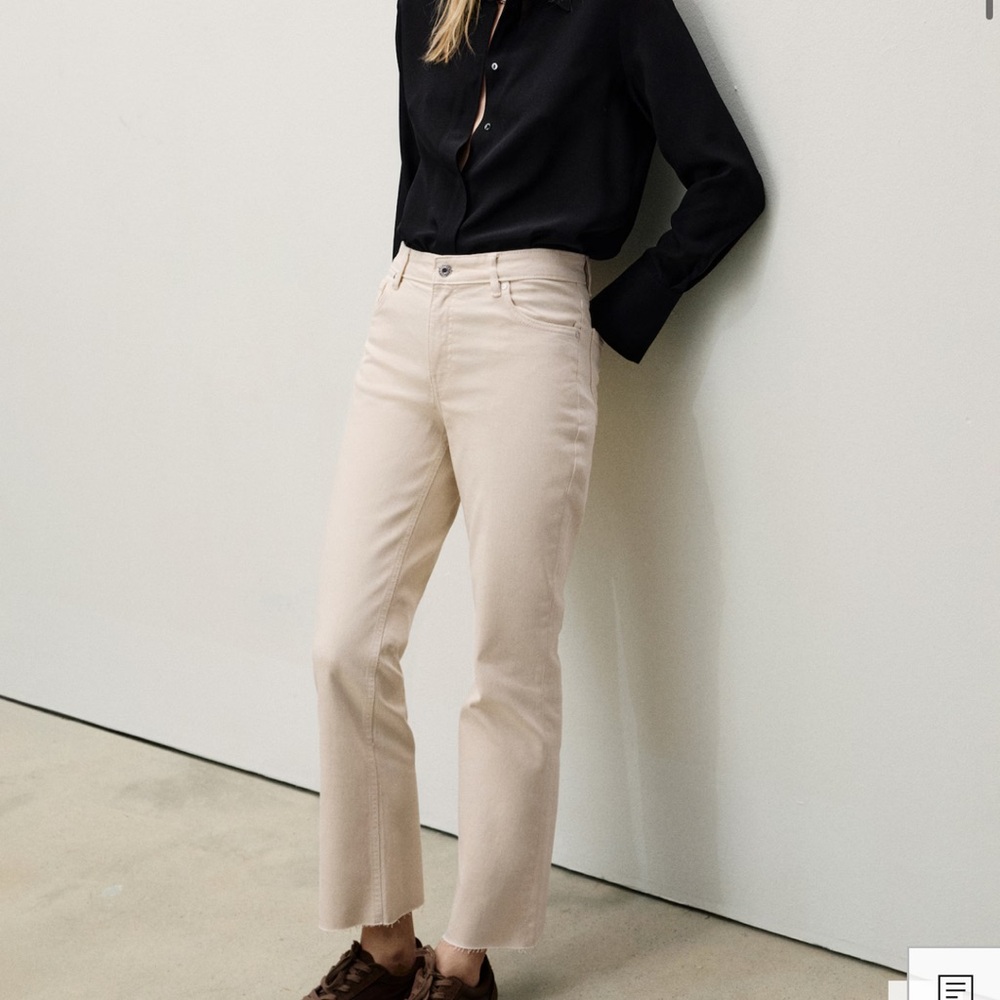Women's Cream Jeans